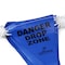 Gripps in.DANGER DROP ZONEin. Bunting Safety Flags on Rope, Blue HS-E02002 - alternate 1